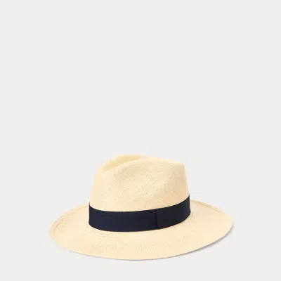 Ralph Lauren Toquilla Straw Hat In Neutral