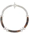 Ralph Lauren Tortoise Collar Necklace, 16" In Brown