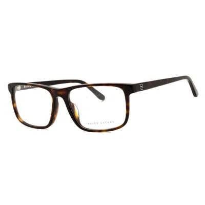 Ralph Lauren Tortoiseshell Rectangle Frame Eyeglasses In Brown