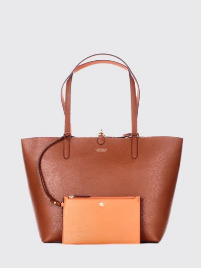 Ralph Lauren Tote Bag Lauren  Woman Color Orange In Brown
