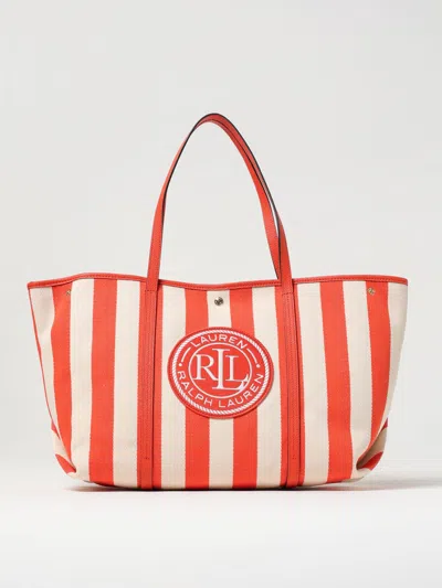 Ralph Lauren Tote Bags Lauren  Woman Color Orange