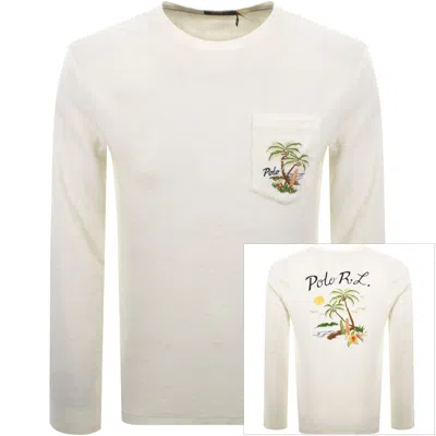 Ralph Lauren Towelling T Shirt White