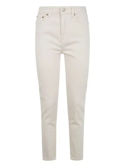 Ralph Lauren "trabray" Ankle Skinny Jeans In White