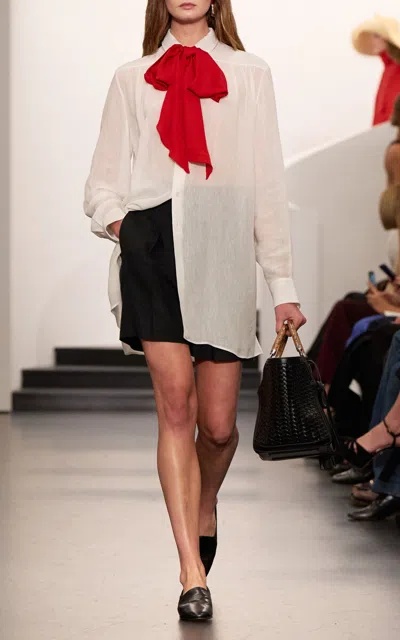 RALPH LAUREN TRACY LINEN SHORTS