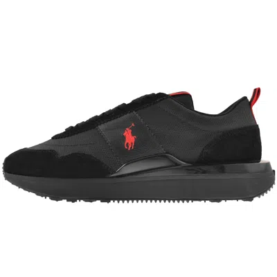 Ralph Lauren Train 89 Rib Trainers Black In Multi