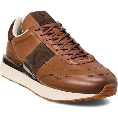Ralph Lauren Train 89 Sneaker In Tan