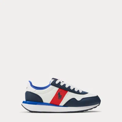 Ralph Lauren Kids' Train 89 Sport Ii Sneaker In White Multi