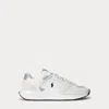 Ralph Lauren Train 89 V2 Suede-paneled Sneaker In White