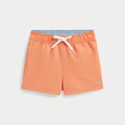 Ralph Lauren Babies'  Traveler Swim Trunk In Orange