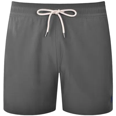 Ralph Lauren Traveller Swim Shorts Grey Cast