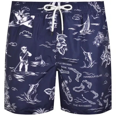 Ralph Lauren Traveller Swim Shorts Navy In Blue
