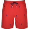 Polo Ralph Lauren Ralph Lauren Traveller Swim Shorts Red In Red