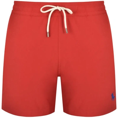 Ralph Lauren Traveller Swim Shorts Red