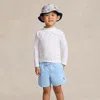 Polo Ralph Lauren Kids' Traveller Swimming Trunk In Blue