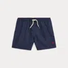 Ralph Lauren Kids' Traveller Swimming Trunk In Blue