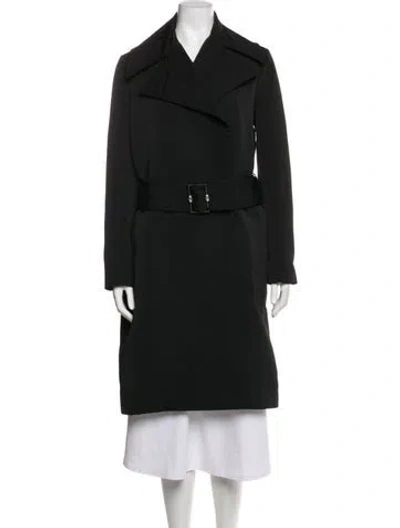 Pre-owned Ralph Lauren Trench Coat In Black