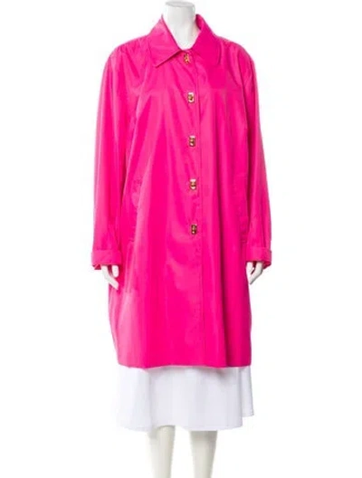 Pre-owned Ralph Lauren Trench Coat In Pink