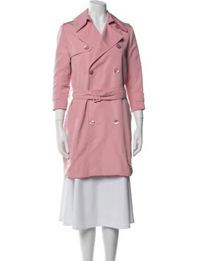 Pre-owned Ralph Lauren Trench Coat In Pink