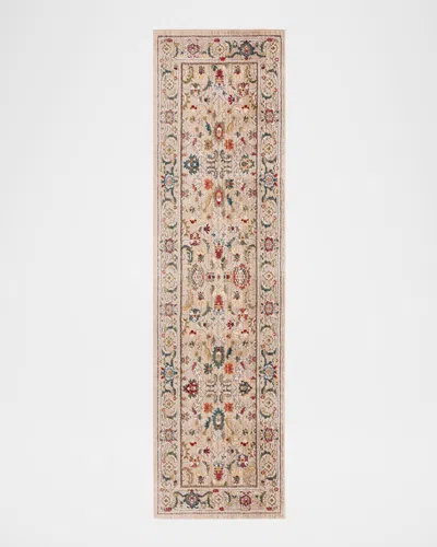 Ralph Lauren Tristan Power-loomed Rug, 2' X 8' In Beige