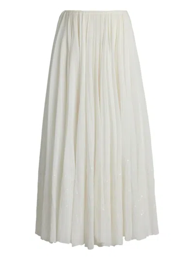 RALPH LAUREN TRIVELAS MIDI SKIRT