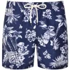 Ralph Lauren Tropical Bear Swim Shorts Blue In Blue