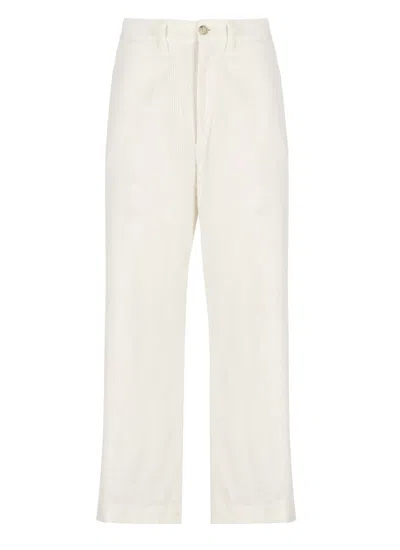 Ralph Lauren Trousers Ivory In Beige