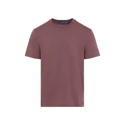 Ralph Lauren Purple Label Logo-embroidered Cotton-lisle T-shirt In Red