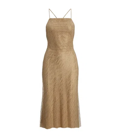 Ralph Lauren Tulle Donnely Midi Dress