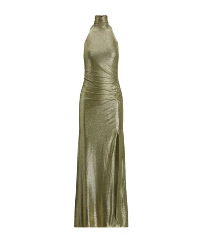 Ralph Lauren Turtleneck Dress In Green