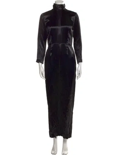 Pre-owned Ralph Lauren Turtleneck Jumpsuit In Black