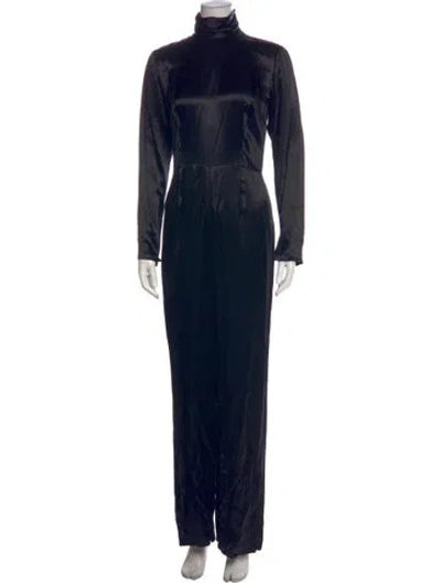 Pre-owned Ralph Lauren Turtleneck Jumpsuit In Blue