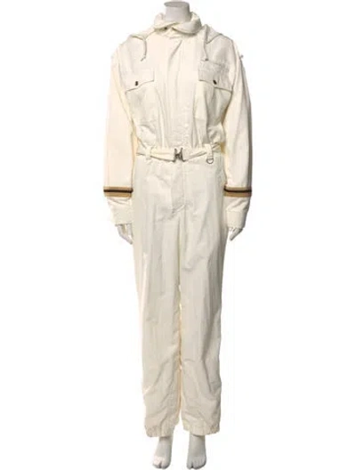 Pre-owned Ralph Lauren Turtleneck Jumpsuit In Neutral