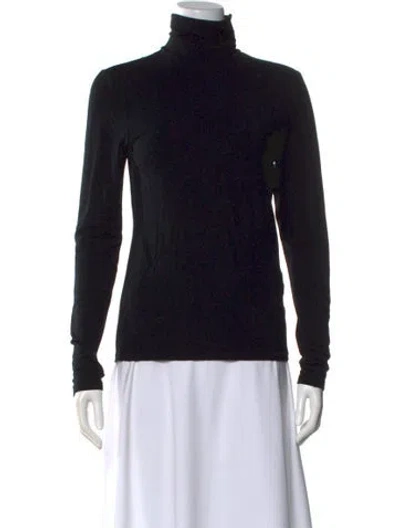 Pre-owned Ralph Lauren Turtleneck Sweater In Black