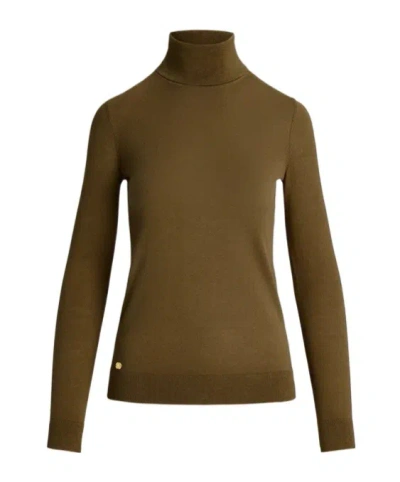 Polo Ralph Lauren Turtleneck Sweater In Brown