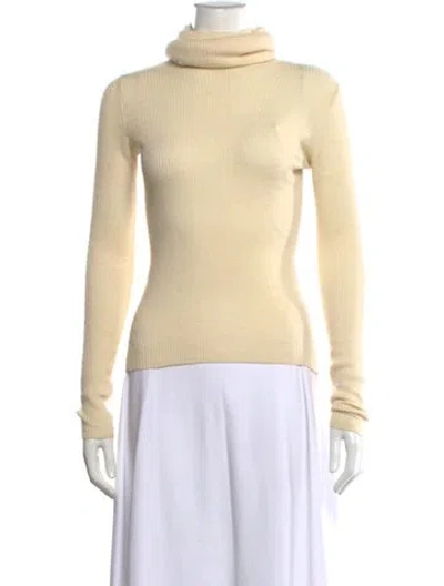 Pre-owned Ralph Lauren Turtleneck Sweater In Neutral