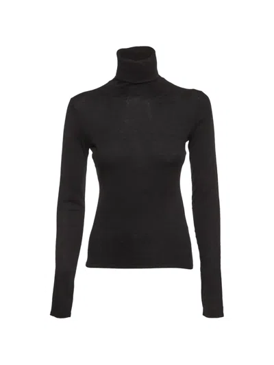 Pre-owned Ralph Lauren Turtleneck Top In Black