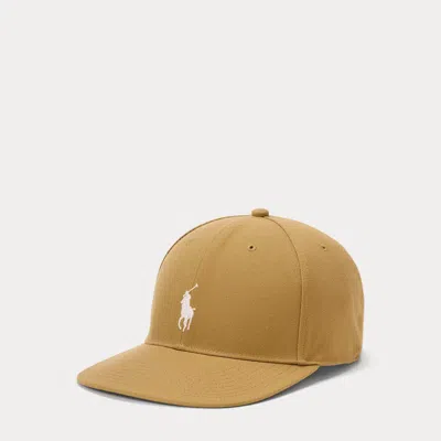Polo Ralph Lauren Twill High-crown Ball Cap In Sandsurf In Gray