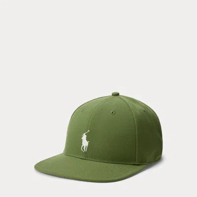 Polo Ralph Lauren Twill High-crown Ball Cap In Supply Olive In Green