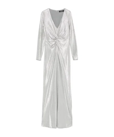 Polo Ralph Lauren Twist-detail Gown In White