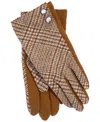 Ralph Lauren Two Button With Pattern Top Glove In Brown