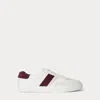 Ralph Lauren Two-tone Braylee Leather & Suede Sneaker In Multi