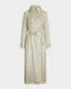 Ralph Lauren Twyla Trench Coat In Cream