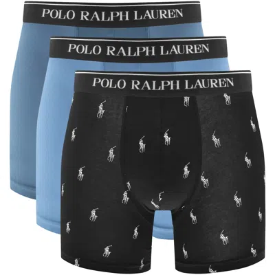 Ralph Lauren Underwear 3 Pack Boxer Briefs In Multi