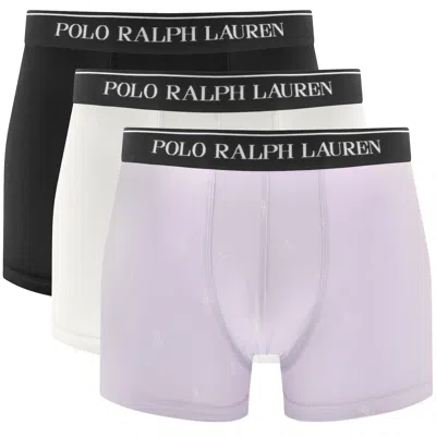 Ralph Lauren Underwear 3 Pack Trunks In Multi