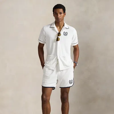 Ralph Lauren Us Open 4.5-inch Terry Short In White
