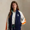 Ralph Lauren Us Open Ball Crew Track Jacket In Blue