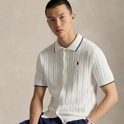 Ralph Lauren Us Open Cable-knit Cotton Sweater
