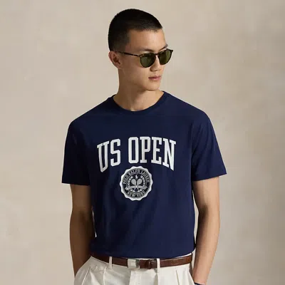 Ralph Lauren Us Open Classic Fit Jersey T-shirt In Blue