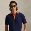Ralph Lauren Us Open Classic Fit Mesh Polo Shirt In Blue