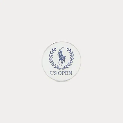Ralph Lauren Us Open Crest Pin In Metallic